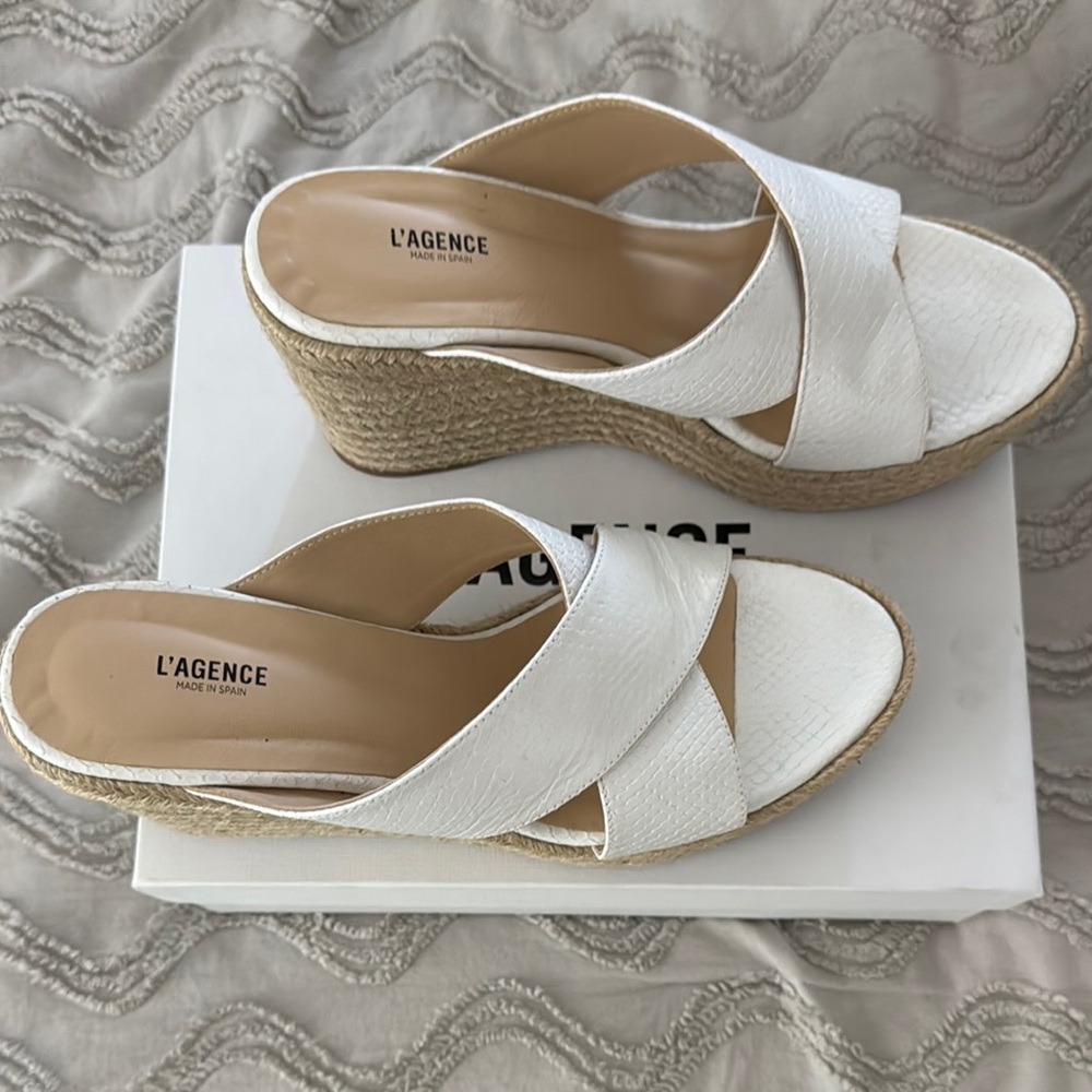 L'AGENCE Valletta White Snake 40.5 (10.5)